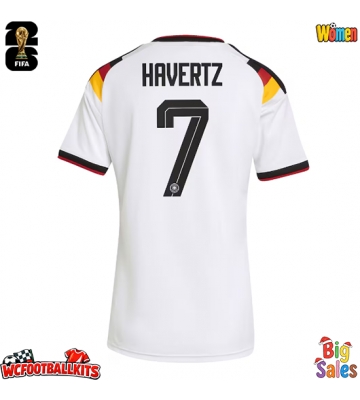 Germany Kai Havertz #7 Replica Home Stadium Shirt for Women World Cup 2026 Short Sleeve
